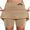 thumbnail image 1 of Culottes Taille Mi-Haute pour Femmes avec Poche Jupe Imprimée Mode Décontractée, 1 of 5