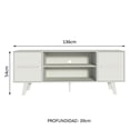 thumbnail image 3 of Mueble Mesa Para Tv Rack Madesa Copenhaguen 55 Blanco 1, 3 of 8