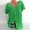 #-Green, variant on Pntutb Womens Summer Shirts,Women's Plus Size Short Sleeve V-Neck Print Blouse Pullover Tops