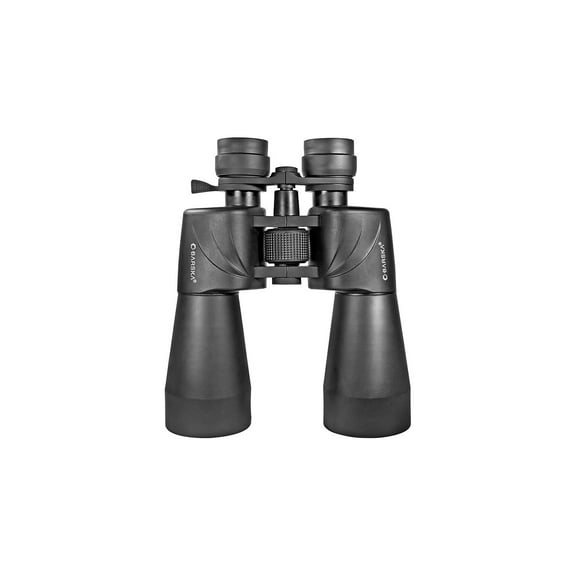 BARSKA Escape Porro 10-30x60 Zoom Binoculars (Green Lens) (AB11050) , Black