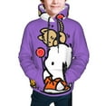 thumbnail image 4 of Sanrio Pochacco Kids' Hoodie 3d Print Sweatshirt Soft Pullover Hooded With Big Pockets Fans Gifts For Boys Or Girls Small, 4 of 7