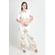 thumbnail image 5 of Conjunto camisero bordado Roman Fashion /Juvenil, 01538 (Hueso) beige M, 5 of 6