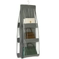 thumbnail image 1 of Clear Handbag Organizer 6 Pocket Hanging Purse Organizer Hanging Bag Organizer, 1 of 9