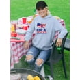 thumbnail image 2 of Usa Independence Day. Hoodie Women -Image by Shutterstock, Female Large, 2 of 4