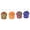 B001- Multicolor, variant on Anxiety Relief Play Sets, Sensory Fidget Play Sets, Silicone Sensory, Stretchy Animal Shape, Office Decor, Marbled Flow Pattern, Random Pick, Vibrant Design Finish, Calming
