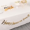 thumbnail image 4 of Efavormart 10ft Metallic Gold Foil Happy Anniversary Banner, Party Photo Backdrop Hanging Garland - 250 GSM, 4 of 10