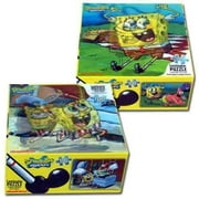 Angle View: Spongebob Squarepant 100 Piece Lenticular Puzzle - Spongebob & Patrick
