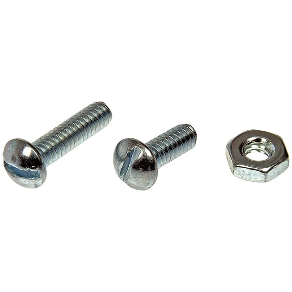 Dorman 784-600D Machine Screw With Nuts - 3/16 In.-24 X 1/2 In., 3/4 In. (Pack of 24)