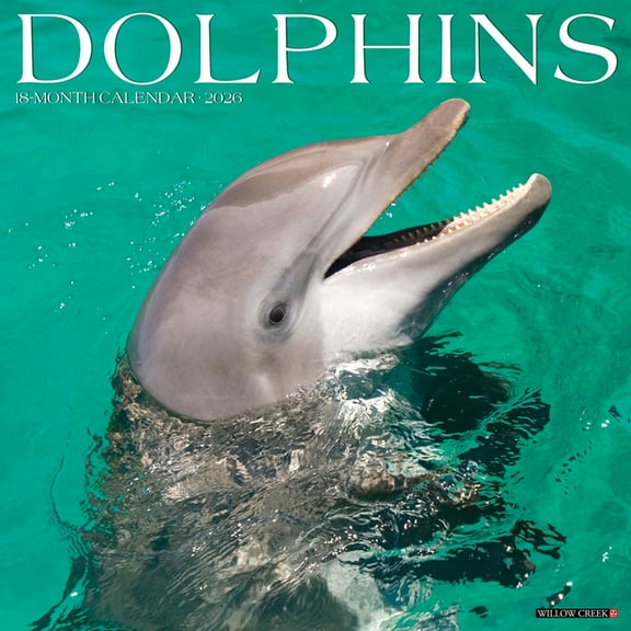 Dolphins 2026 Wall Calendar, (Paperback)