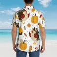 thumbnail image 4 of Disketp Hawaiian Shirts For Men,Happy Thanksgiving Print Mens Casual Short Sleeve Button Down Shirts Beach Shirt, 4 of 7