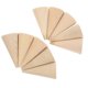 thumbnail image 1 of Cone Shape Wooden Cones For Decorating Unpainted 2.5x5cm 10Pcs, 1 of 5