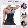 thumbnail image 3 of Sweat Waist Trainer for Women Two Belts, Neoprene Workout Corset Waist Trainer Cincher Trimmer Shaper Zipper, 3 of 8
