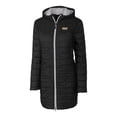 thumbnail image 2 of Women's Cutter & Buck Black VCU Rams Rainier Primaloft Eco Hooded Long Coat, 2 of 3