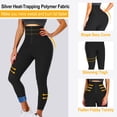 thumbnail image 3 of MANIFIQUE 2 Packs Sauna Sweat Pants for Women High Waist Compression Slimming Weights Thermo Legging Workout Body Shaper, 3 of 6