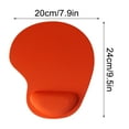 thumbnail image 3 of HCBY Mouse Pad with Wrist Support, Ergonomic Gel Wrist Rest Mouse Mat, Non-Slip Neoprene Base Pad, Smooth Tracking EVA Surface Mat for Office Gaming Laptop Use, 3 of 5