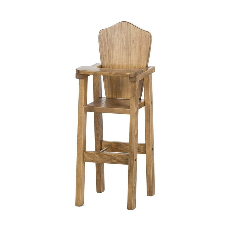 Wooden toy high chair sale