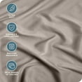thumbnail image 3 of Bare Home Luxury 1800 Collection Fitted Sheet, Ultra-Soft, Deep Pocket, King, Khaki, 3 of 8