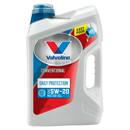 (3 Pack) Valvolineâ¢ Daily Protection SAE 5W-20 Conventional Motor Oil - Easy Pour 5
