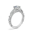 thumbnail image 6 of 0.80 Carat Excellent Cushion Cut Natural Diamond Solitaire with Accents Beautiful Ring for Girls Solid 18K White Gold Size 11.5, 6 of 8