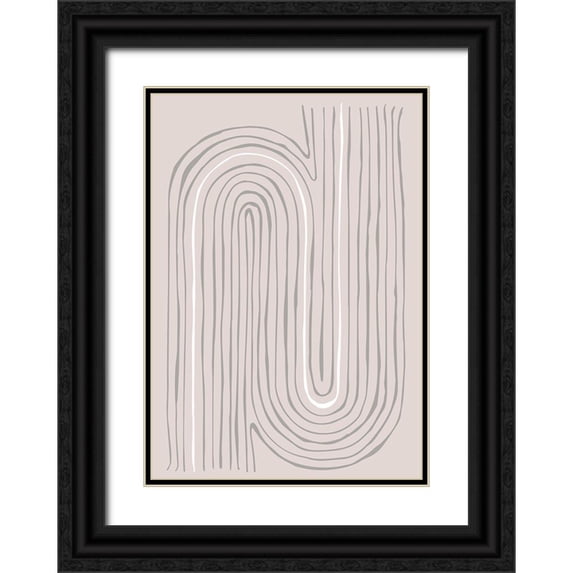 Artographie Studio 18x24 Black Ornate Wood Framed with Double Matting Museum Art Print Titled - Arch Pair 002