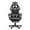 Gray, variant on Luxvie Gaming Chair with Footrest High Back Office Chair with Headrest&Massage Lumbar Support Swivel Ergonomic Gaming Chair for Adults, Red