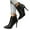 Black, variant on Tponi Boots For Women Ankle Booties Women Boots On Clearance Womens Dress Boots Peak Toe High Heel Ankle-High Work Chelsea Boots