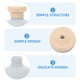 thumbnail image 5 of 2 piezas de botellas de viaje Contenedores de tocador Tamaño de viaje Contenedores de champú portátil de champú 200ml, 5 of 8