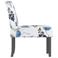 thumbnail image 5 of vidaXL Slipper Chair Blue Flower Fabric, 5 of 8