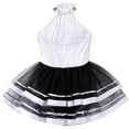 thumbnail image 3 of Aiihoo Kids Girls Dance Dress Sleeveless Sequins Dance Dress Ballet Tutu Jazz Latin Ballerina Dancewear Silver 12, 3 of 7