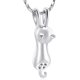 thumbnail image 1 of Joyería de cremación para mascotas, joyas conmemorativas para cenizas, urna de gato, colgantes para cenizas de animales, collar de plata de 1 x 2 cm, 1 of 5