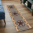 thumbnail image 3 of 2'x6' Rug Runners for Hallways Kitchen, Star Country Non Slip Entryway Beside Floor Carpet Runner, Farmhouse Sunflower Texas Retro Checkered Laundry Room Bedroom Throw Rugs Mat for Family Pet, 3 of 8