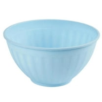 1Pack Large Mixing Bowls for Kitchen â 8Qt Lightweight & Flexible Serving Bowl, Dishwasher-Safe, Big Capacity for Baking, Salad, Party Snacks - 3 colors (Blue, Light Blue, White)