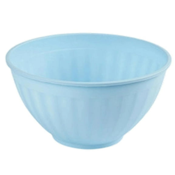 1Pack Large Mixing Bowls for Kitchen â 8Qt Lightweight & Flexible Serving Bowl, Dishwasher-Safe, Big Capacity for Baking, Salad, Party Snacks - 3 colors (Blue, Light Blue, White)