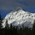 thumbnail image 2 of Peaco, Jim 20x20 Black Ornate Wood Framed with Double Matting Museum Art Print Titled - Barronette Peak, Yellowstone National Park, 2 of 4