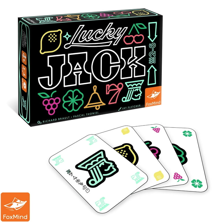 Lucky Jack Card Game, 2-6 Players - Walmart.com