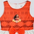 thumbnail image 3 of Girls Moana Costume Dress Sleeveless Halloween Princess Casual Beach Sundress, 3 of 7