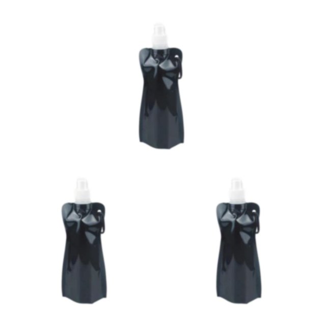 Wosthever Botella de materiales duraderos Construida para durar Botella de agua plegable Diversión al aire libre Botella de agua plegable de PE Type7 NO7