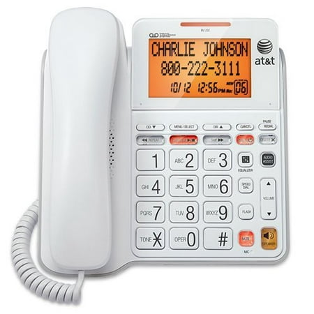 Corded Phone, Att Cl4940 Landline Home Office Desk Corded Phone Speaker, 
