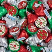 100 Pcs Christmas Candy Party Favor Kisses Chocolate (1 lb) - Joy