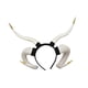 thumbnail image 1 of Diadema de cuerno de oveja de demonio, tocado de cuerno de diablo, diadema para Halloween Blanco, 1 of 8