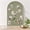 Green, variant on Self Adhesive Arched Striped Felt Wall Board, 24×30 Inch Felt Photo Bulletin Board Kit with 30 Push Pins, Eco-Friendly No Nail Felt Wall Decor for Dorm, Bedroom, Study Gallery Wall(Pink)
