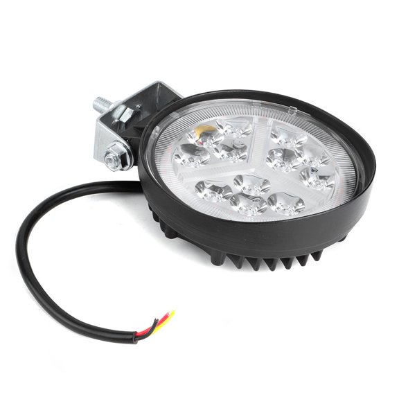 Lámpara de trabajo redonda de modificación de faro impermeable LED de 4,5 pulgadas para motocicleta todoterreno ATV UTV camión