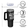 thumbnail image 4 of OBREWU Its Not a Dad Bod Its a Father Figure Tumbler with Handle and Lid,40oz Its Not a Dad Bod Its a Father Figure Double Wall Vacuum Insulated Tumbler, 4 of 7