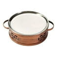 thumbnail image 1 of Luzkey Plateau de Cuisson pour Réchaud, Réchaud à Aliments, Casserole de Cuisson, Poêle à Sauter en Acier Inoxydable, Assiette Peu Profonde pour Événement, Fête, Congé 23cmx5.7cm, 1 of 8