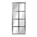 thumbnail image 3 of Kate and Laurel Stryker Windowpane Framed 8-Pane Wall Accent Mirror, Antique Silver, 3 of 10