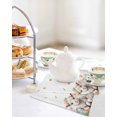 thumbnail image 4 of Spring Easter Sheep Kitchen Dish Towels for Drying Dishes Set of 3, Colorful Eggs Floral Botanical Waffle Weave Microfiber Hand Tea Bathroom Towels Quick Dry & Absorbent Towel 12x12, 4 of 7