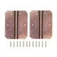 thumbnail image 2 of Suministros para el hogar, 2 juegos de bisagras cuadradas de 6 cm, bisagras chinas para muebles, las mejores de su clase, 2 of 14