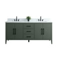 thumbnail image 2 of Vanity Art 72” Double Sink Bathroom Vanity Cabinet with Engineered Marble Countertop, 2 of 4