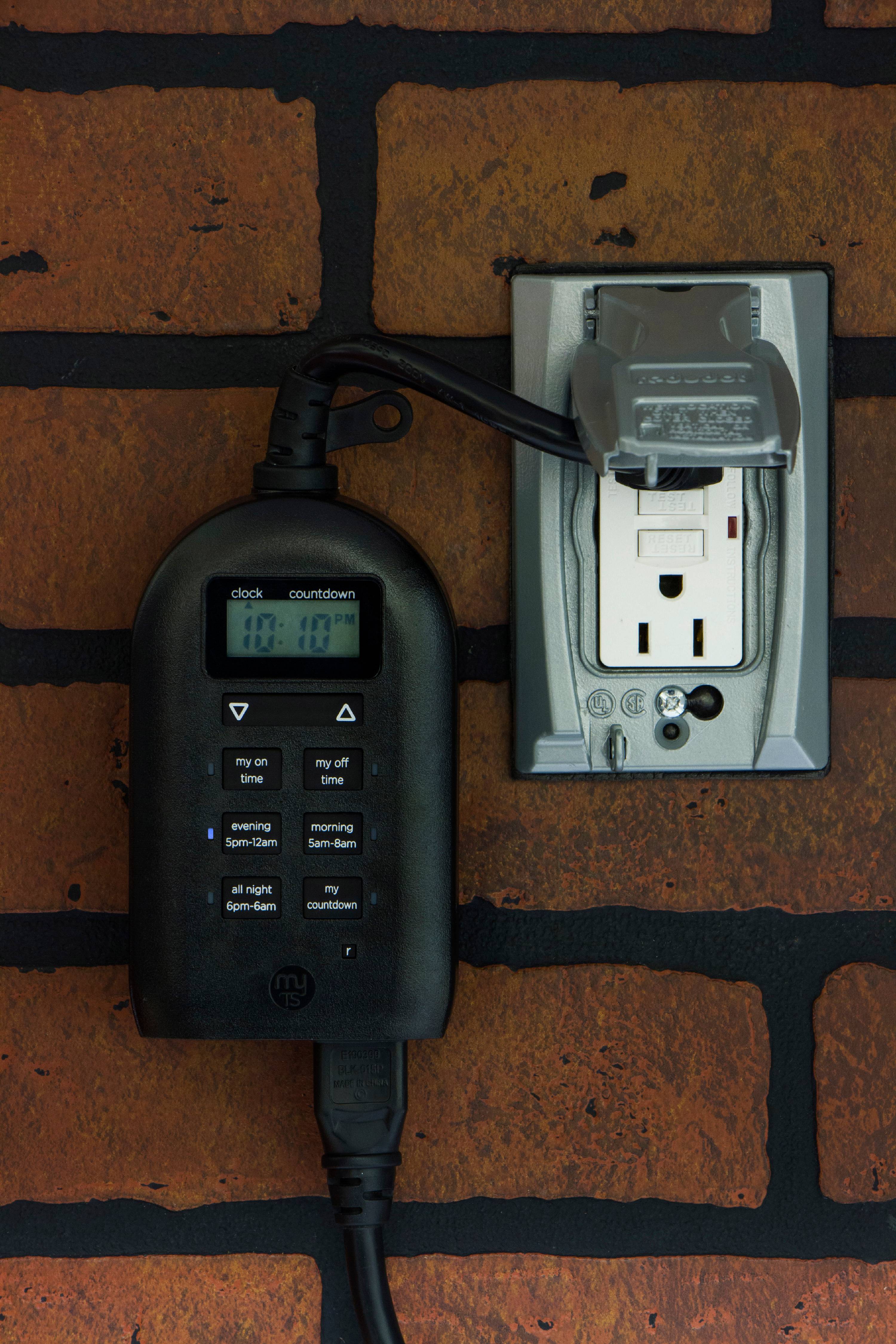 myTouchSmart Programmable Outdoor Digital Timer, 2-Outlets photo 6