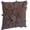Chocolate, variant on Sara's Garden Petal Decorative Throw Pillow. 17 Inch Square (Chocolate, Case Only)